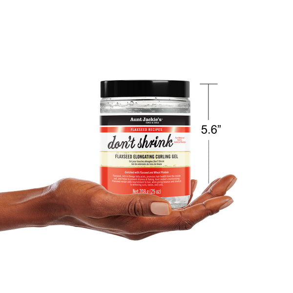 Don't Shrink Flaxseed Elongating Curling Gel - Value Size 25 oz